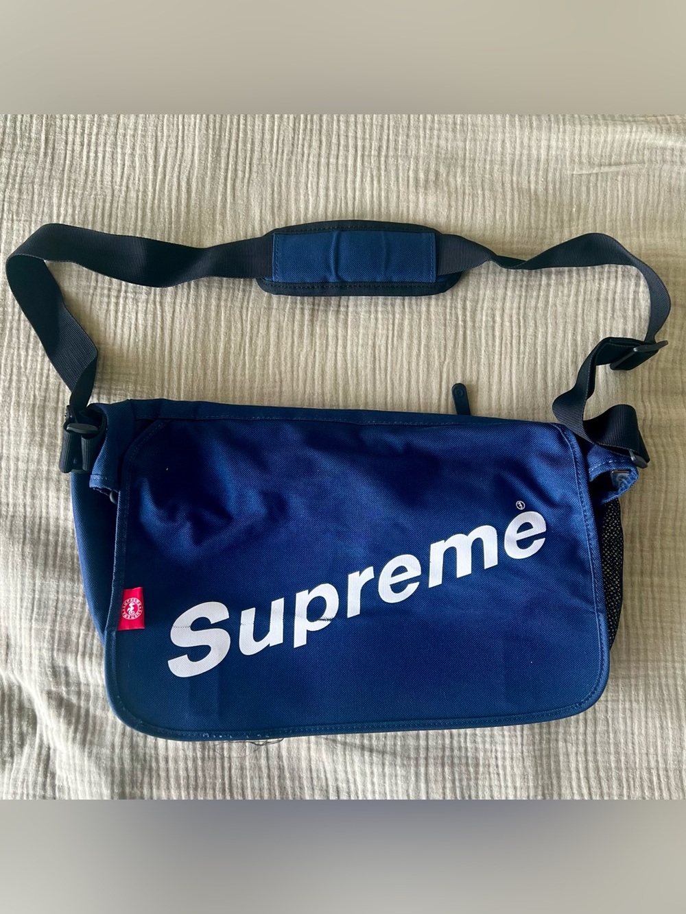 Supreme Blue Messenger Bag – Branded Crossbody bag